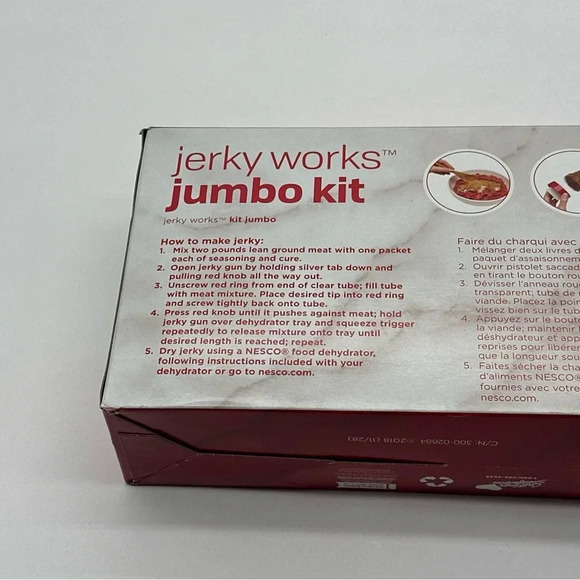 Nesco Jumbo Jerky Gun Beef Jerky Gun BJX-5 - New Open Box - Picture 5 of 7